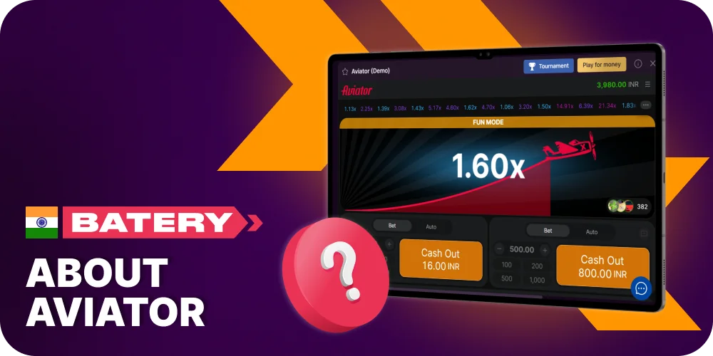 Aviator at Batery in India